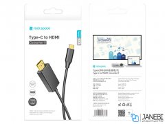 کابل مبدل تایپ سی به اچ دی ام آی راک RockSpace USB-C To HDMI Cable 1.8m