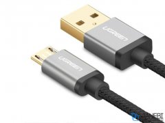 کابل شارژ و انتقال داده یو اس بی به میکرو یو اس بی یوگرین Ugreen US134 Micro USB Data Cable 1.5M