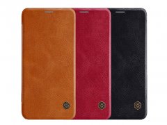 کیف چرمی نیلکین سامسونگ Nillkin Qin Leather Case Samsung Galaxy A6 2018