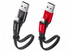 کابل شارژ و انتقال داده لایتنینگ بیسوس Baseus Nimble Lightning Portable Cable 23cm CALMBJ-B01