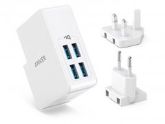 شارژر دیواری چهار پورت انکر Anker PowerPort 4 Lite Travel Charger