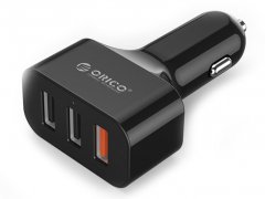 شارژر فندکی فست شارژ ماشین سه پورت اوریکو UCH-Q3