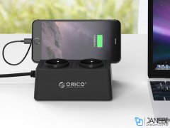 چند راهی 2 سوکت و 5 یو اس بی اوریکو Orico 2 AC with 5 USB Charging Port ODC-2A5U-EU