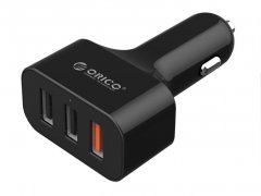 شارژر فندکی فست شارژ ماشین سه پورت اوریکو UCH-2U1Q