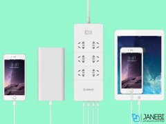 چند راهی 6 سوکت و 5 یو اس بی اوریکو Orico 6 AC with 5 USB Charging Port HPC-6A5U-V1