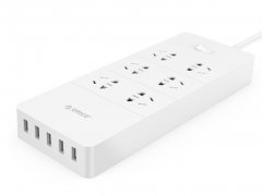 چند راهی 6 سوکت و 5 یو اس بی اوریکو Orico 6 AC with 5 USB Charging Port HPC-6A5U-V1