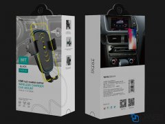 پایه نگهدارنده و شارژر وایرلس سریع توتودیزاین Totu Design Wit Series CACW-05 Fast Wireless Charger Car Mount