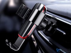 پایه نگهدارنده گوشی بیسوس Baseus Metal Age Gravity Outlet Car Mount SUYL-D01