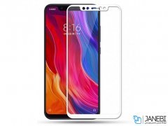 محافظ صفحه نمایش شیشه ای تمام چسب شیائومی Full Glass Screen Protector Xiaomi Mi 8