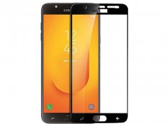 محافظ صفحه نمایش شیشه ای تمام چسب سامسونگ Full Glass TT Screen Protector Samsung Galaxy J7 Duo