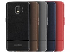 قاب ژله ای طرح چرم سامسونگ Becation Ruged Armor Case Samsung Galaxy J4 2018