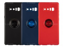قاب ژله ای حلقه دار سامسونگ Auto Focus Finger Ring Case Samsung Galaxy Note 8
