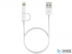 کابل شارژ و انتقال داده دو سر شیائومی Xiaomi ZMI 2 in 1 Cable 1m