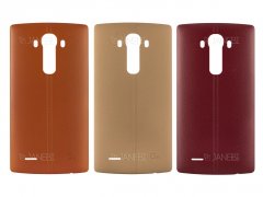درب پشت طرح چرم LG G4