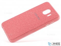 قاب محافظ طرح پارچه ای سامسونگ Protective Cover Samsung Galaxy J4