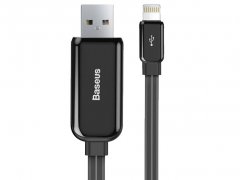 کابل شارژ و انتقال داده لایتنینگ بیسوس Baseus LED Glowing Lightning Data Cable 1m