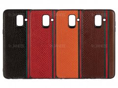 قاب چرمی سامسونگ Shell Road Elegant Case Samsung Galaxy A6 2018