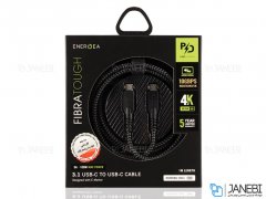 کابل شارژ سریع و انتقال داده تایپ سی انرژیا Energea Fibratough Cable Type-C to Type-C PD Fast Charge 1M