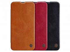 کیف چرمی نیلکین سامسونگ Nillkin Qin leather case Samsung Galaxy A40