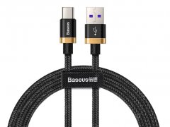 کابل تایپ سی سریع بیسوس Baseus Purple Gold Red Flash Type-C Cable 1m