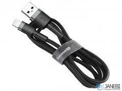 کابل شارژ سریع و انتقال داده لایتنینگ بیسوس Baseus Cafule Lightning Cable 1m 2.4A CALKLF-BG1