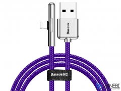 کابل لایتنینگ بیسوس Baseus Iridescent Lamp Game Cable Lightning 2m