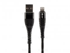 کابل شارژ لایتنینگ Kuke Design E72 Fabric Lightning Cable 1m