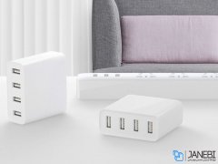 شارژر 4 پورت شیائومی Xiaomi CDQ01ZM Fast Charge 4Port Wall Charger