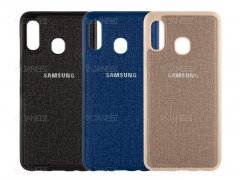 قاب محافظ طرح پارچه ای سامسونگ Protective Cover Samsung Galaxy M20