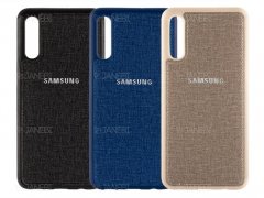 قاب محافظ طرح پارچه ای سامسونگ Protective Cover Samsung Galaxy A50/A50s/A30s