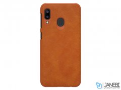 کیف چرمی نیلکین سامسونگ Nillkin Qin leather case Samsung Galaxy A20e