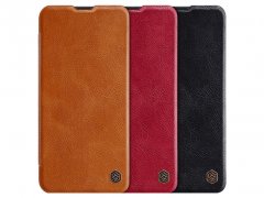 کیف چرمی نیلکین سامسونگ Nillkin Qin leather case Samsung Galaxy A20e