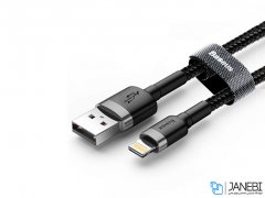 کابل شارژ و انتقال داده لایتنینگ بیسوس Baseus Cafule Lightning Cable 2m 1.5A CALKLF-CG1