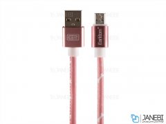 کابل چرمی میکرو یو اس بی ارلدام Earldom EC-21 Micro USB Cable 1m