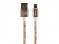 کابل چرمی میکرو یو اس بی ارلدام Earldom EC-21 Micro USB Cable 1m