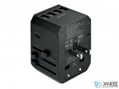 شارژر دیواری چندشاخه انرژیا Energea TravelWorld Adapter USB Charger