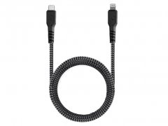 کابل شارژ و انتقال داده تایپ سی به لایتنینگ انرژیا Energea Fibratough Cable Type-C to Lightning 1.5M
