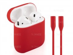 کاور محافظ و بند ایرپاد توتو Totu Glory FGRG-002 Headset Silicone Case Airpods