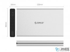 باکس هارد اینترنال به اکسترنال اوریکو ORICO 2528C3-G2 2.5inch Type-C Hard Drive Enclosure