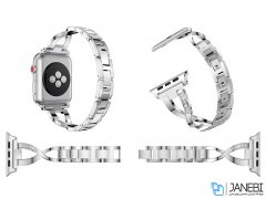 بند فلزی نگین دار اپل واچ Apple Watch Jeweled Metal Bracelet 38/40mm