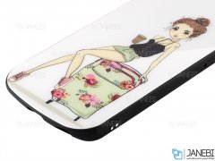 قاب محافظ گوشی آیفون ایکس‌اس مکس طرح دختر و چمدان Girl&Suitcase