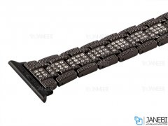 بند فلزی نگین دار اپل واچ Apple Watch Jeweled Metal2 Band 38/40mm