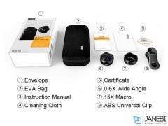 لنز واید و ماکرو گوشی موبایل لی کیو آی LIEQI LQ-182 Wide Angle & Macro Lens