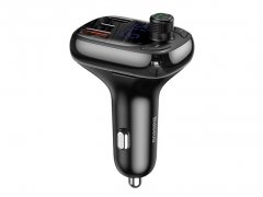 شارژر فندکی سریع با قابلیت پخش موسیقی و تماس بیسوس Baseus T-Typed Wireless MP3 Charger S-13