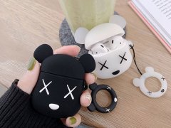 کاور محافظ سیلیکونی ایرپاد طرح خرس Bear Silicone Case Apple Airpods