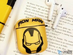 کاور محافظ ایرپاد طرح مردآهنی Iron Man Silicone Case Apple Airpods