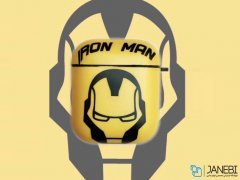 کاور محافظ ایرپاد طرح مردآهنی Iron Man Silicone Case Apple Airpods