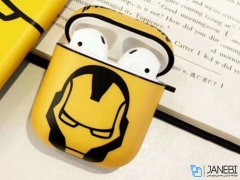 کاور محافظ ایرپاد طرح مردآهنی Iron Man Silicone Case Apple Airpods