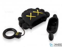 کاور محافظ سیلیکونی ایرپاد طرح آدم فضایی Alien Silicone Case Apple Airpods