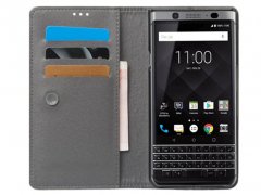 کیف طرح چرم بلک بری BlackBerry KEYone DTEK70/Mercury Leather Cover